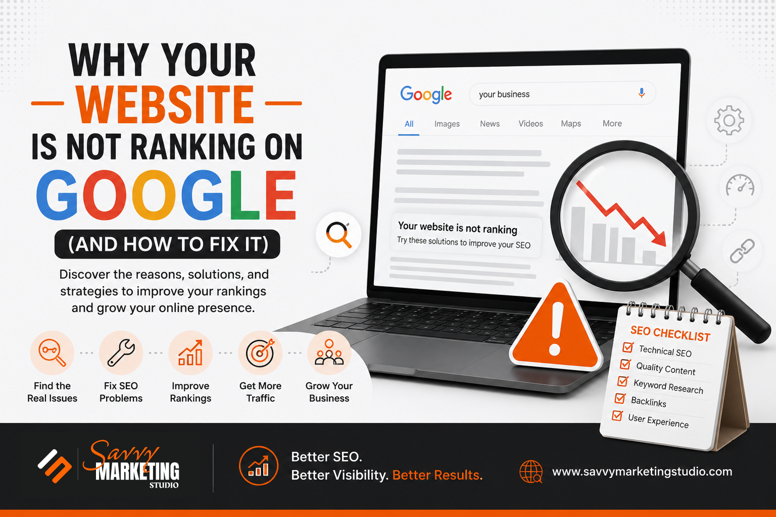 Why Your Website Is Not Ranking on Google